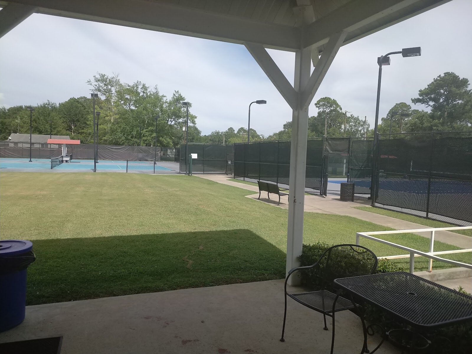 Storefront of Alice Street ball fields, Ocean Springs.