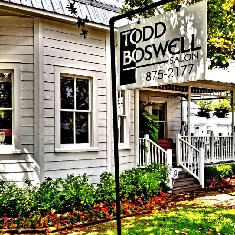 Storefront of Todd Boswell Salon, Ocean Springs.