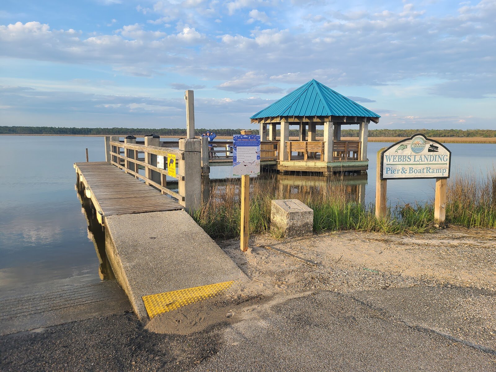Storefront of Webb's Landing, Ocean Springs.