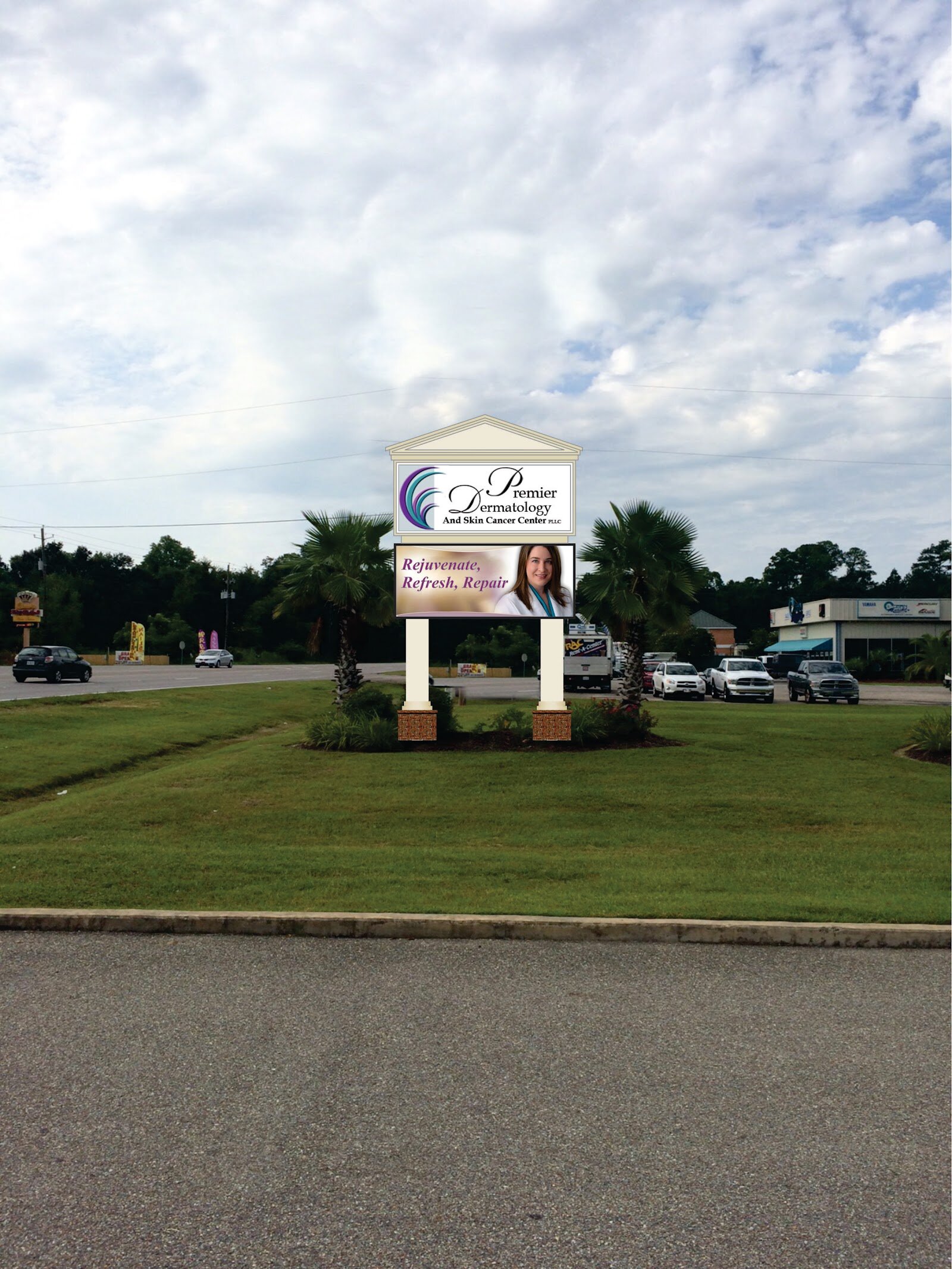 Storefront of Premier Dermatology and Skin Cancer Center, Ocean Springs.