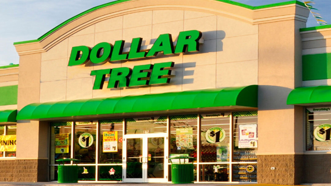 Storefront of Dollar Tree, Ocean Springs.