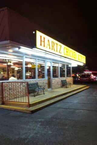 Storefront of Hartz Chicken Buffet, Ocean Springs.