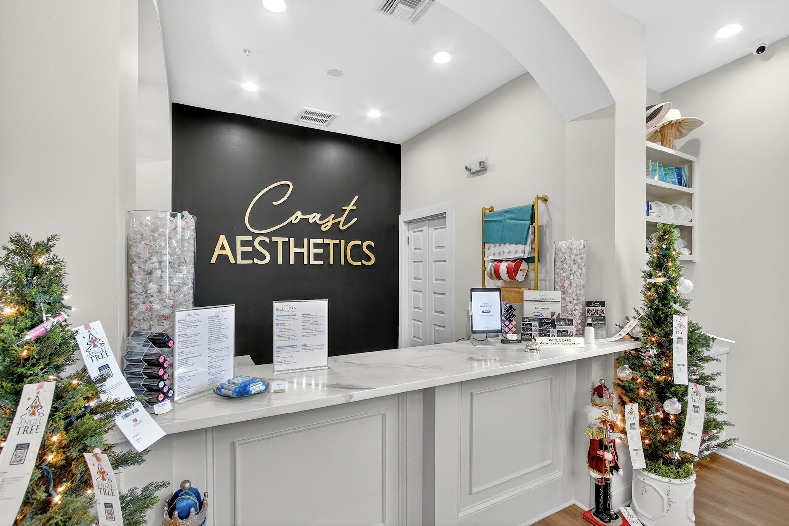 Storefront of Coast Aesthetics, Ocean Springs.