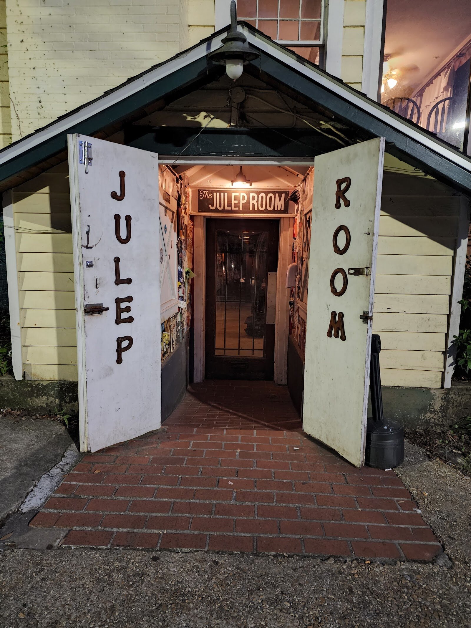 Storefront of Aunt Jenny's Catfish Restaurant, Ocean Springs.