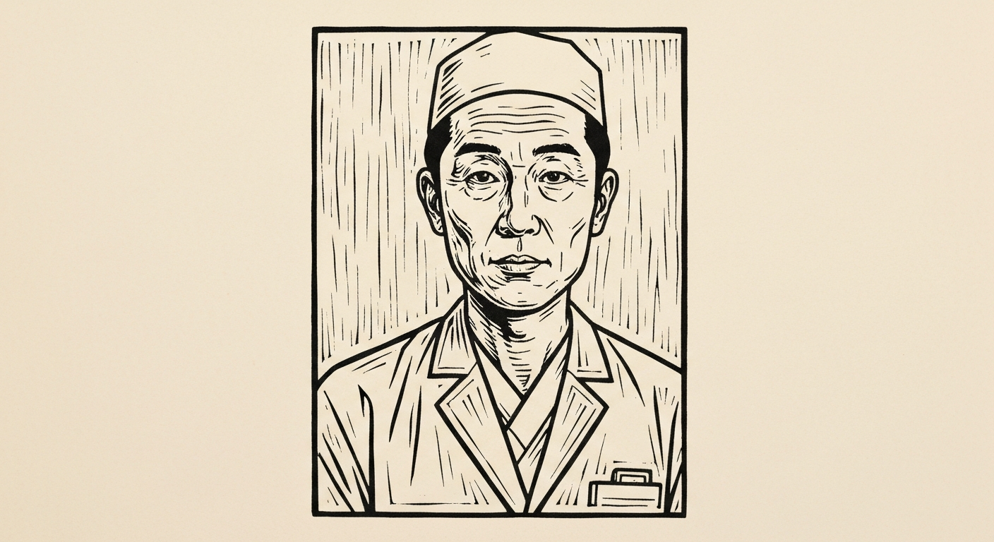 Linocut illustration of cosmetic dentists in Ocean Springs.
