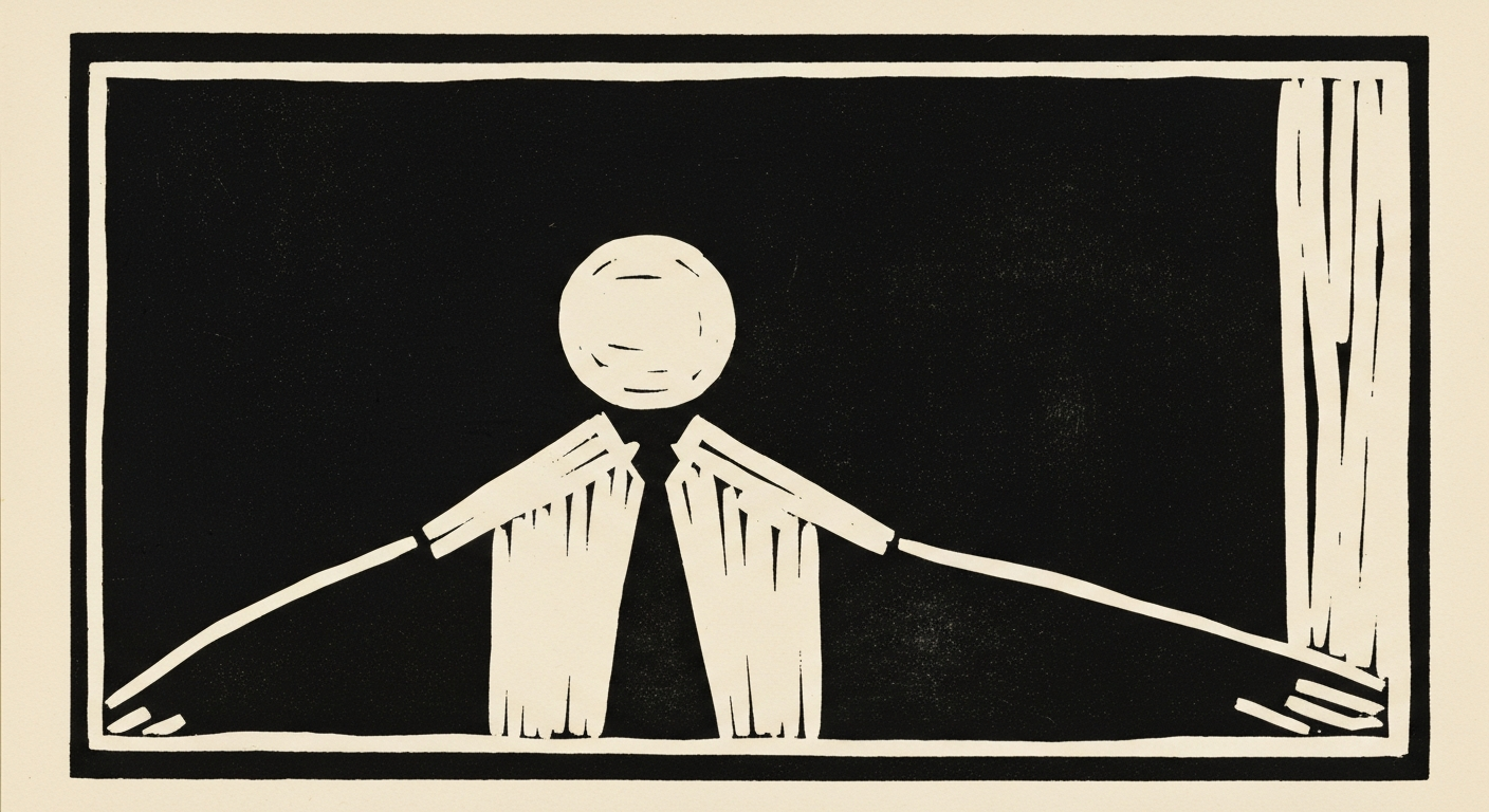 Linocut illustration of health insurance agencies in Ocean Springs.