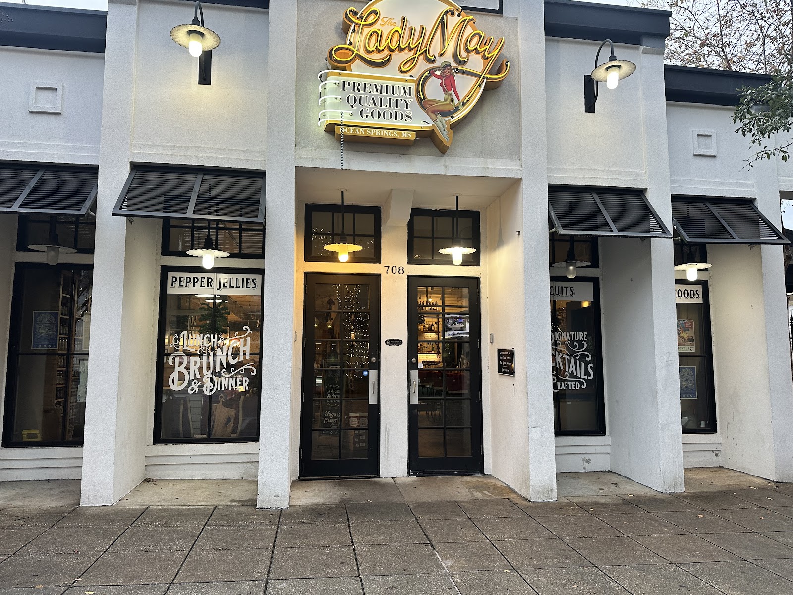 Downtown Ocean Springs storefront.