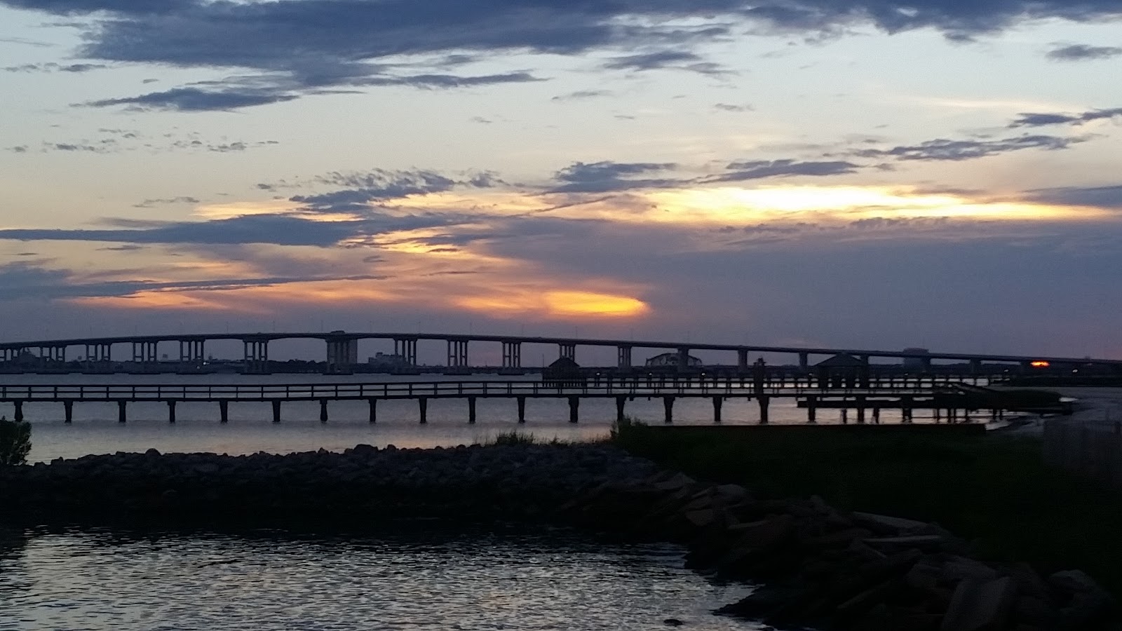 Front Beach on the Ocean Springs waterfront.