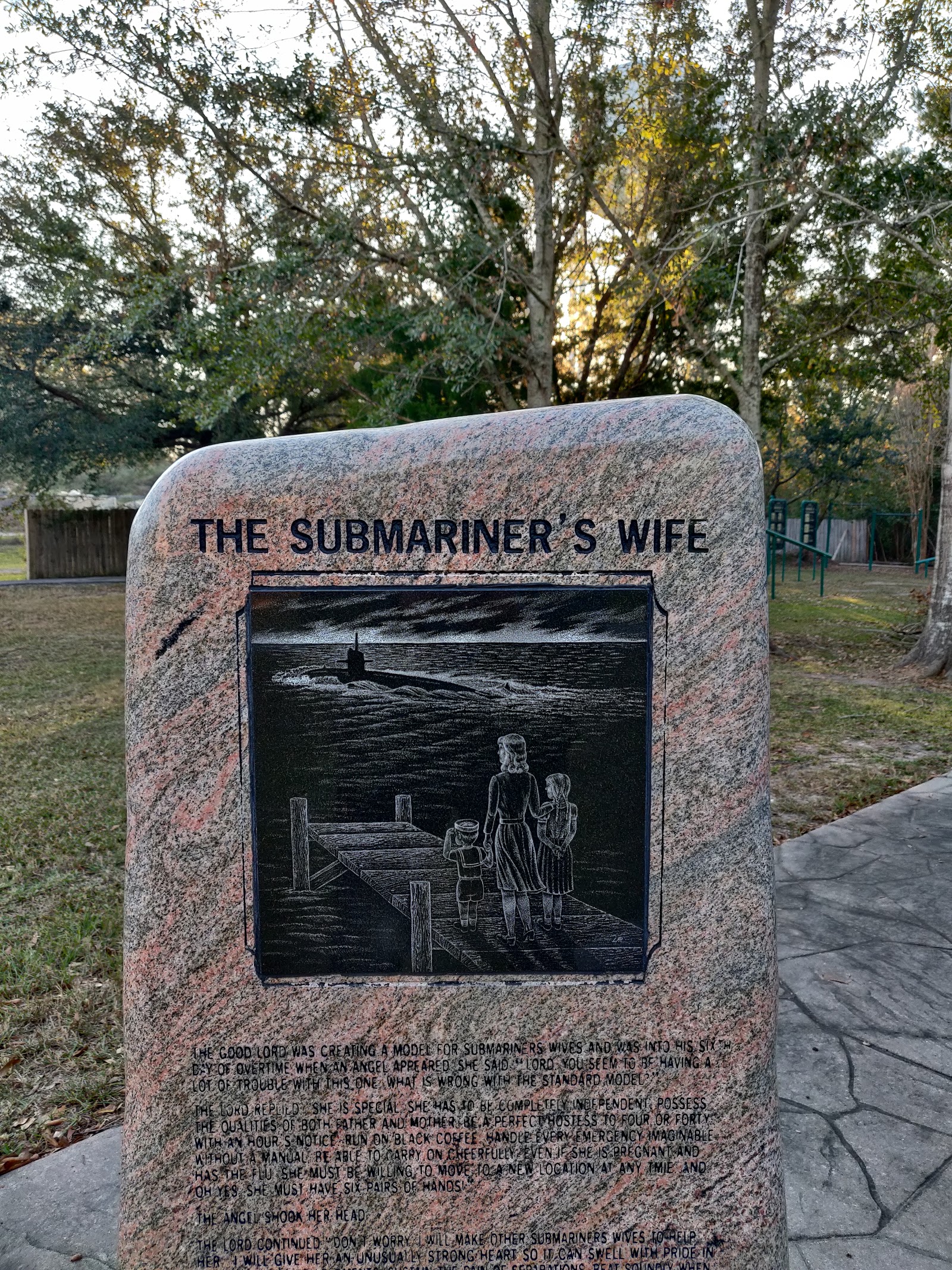 Maritime Memorial Park, Ocean Springs waterfront.